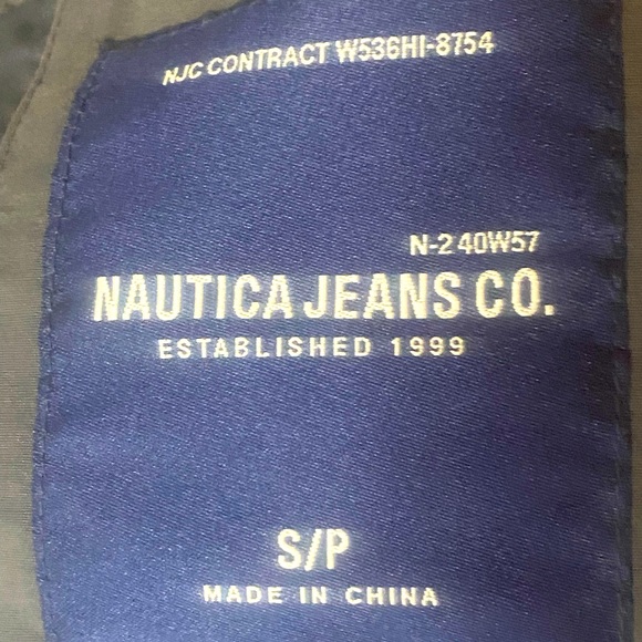 *MARKDOWN* Men’s Nautica Winter Vest, Gray, Size S - Picture 3 of 3